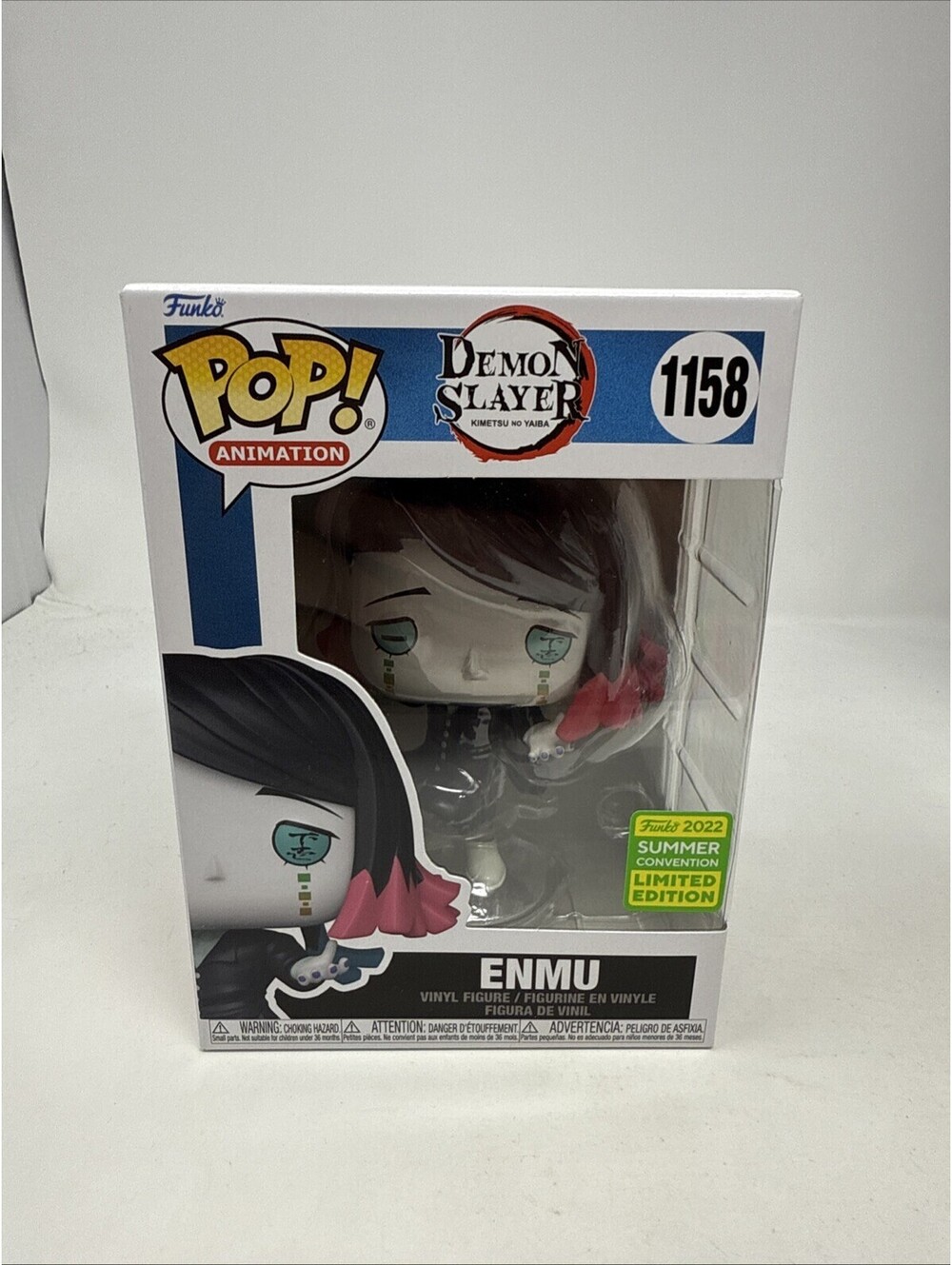 Funko Pop! Animation Enmu Vinyl Figure Demon Slayer #1158 2022 Con Limited
